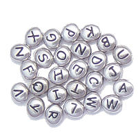 123bead tierracast alphabet letter beads metal letter beads